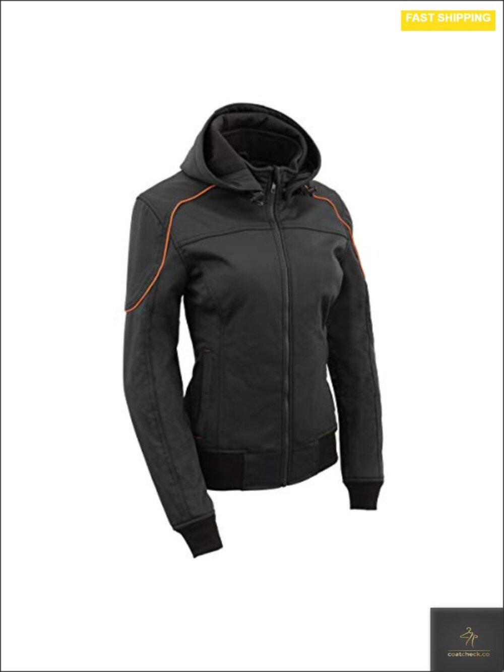 Women's Motorcycle Racing Jacket with Removable CE Armor